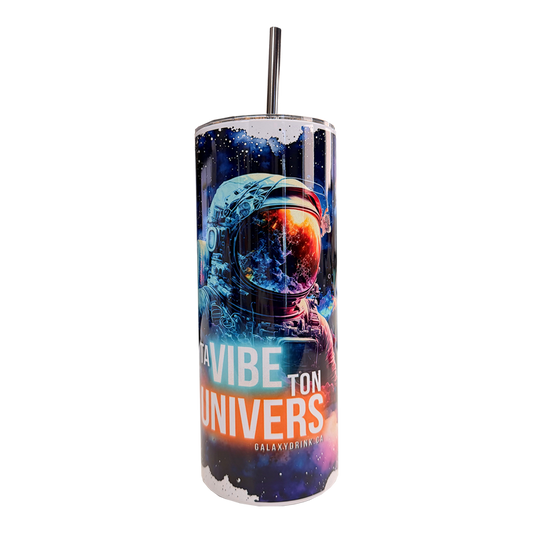 Bouteille Isotherme avec Paille Galaxy Drink